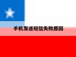 手机发送短信失败原因