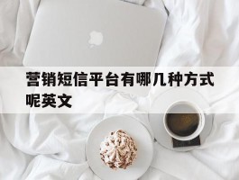 营销短信平台有哪几种方式呢英文