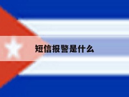 短信报警是什么