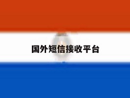 国外短信接收平台