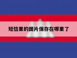 短信里的图片保存在哪里了