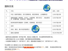 关于国际短信收费标准表格下载的信息
