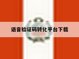 语音验证码转化平台下载