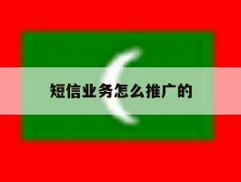 短信业务怎么推广的