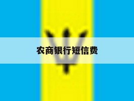 农商银行短信费