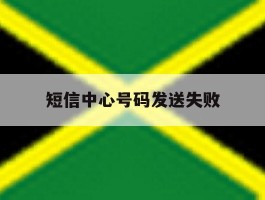 短信中心号码发送失败