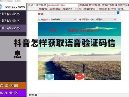 抖音怎样获取语音验证码信息