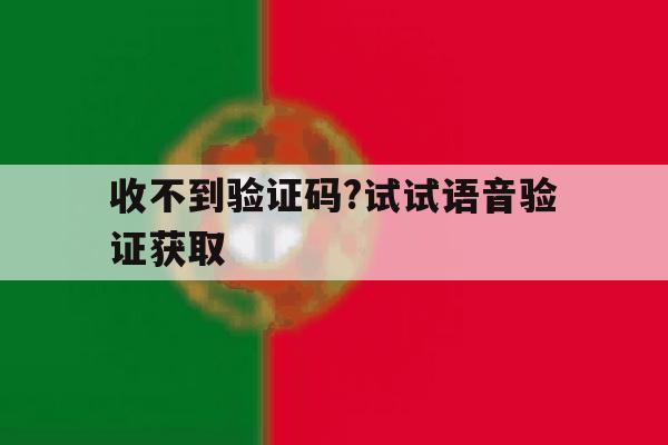 收不到验证码?试试语音验证获取 收不到验证码?试试语音验证获取