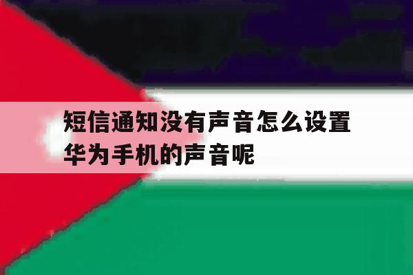 包含短信通知没有声音怎么设置华为手机的声音呢的词条 包含短信通知没有声音怎么设置华为手机的声音呢的词条