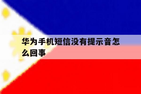 华为手机短信没有提示音怎么回事的简单介绍 华为手机短信没有提示音怎么回事的简单介绍