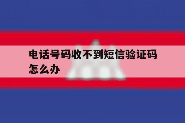 电话号码收不到短信验证码怎么办 电话号码收不到短信验证码怎么办