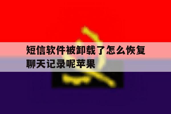短信软件被卸载了怎么恢复聊天记录呢苹果 短信软件被卸载了怎么恢复聊天记录呢苹果