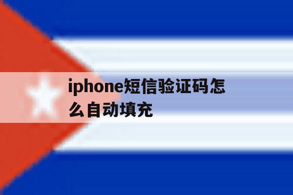 iphone短信验证码怎么自动填充 iphone短信验证码怎么自动填充